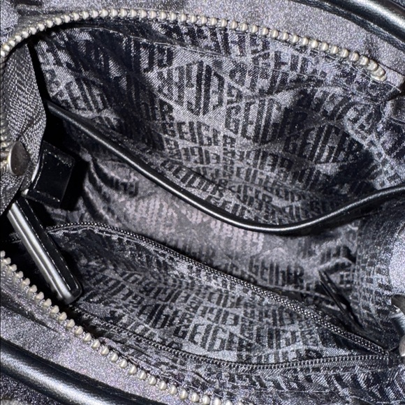 Kurt Geiger Bag Small Faux Shearling Surrey Black Mini Tote - Picture 15 of 17